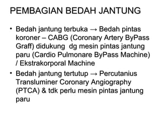 Askep klien bedah jantung valvula plasti, cabg dan ptca | PPT