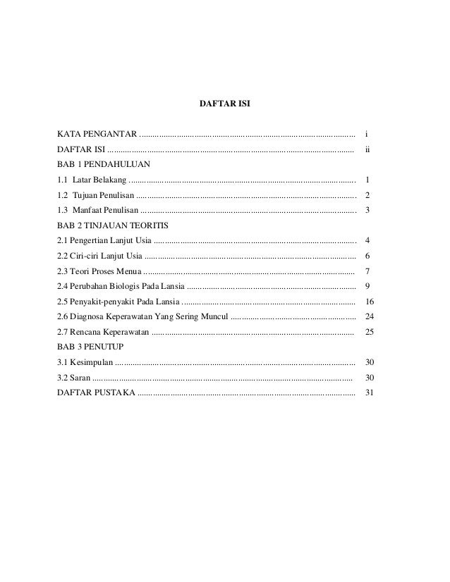Makalah Askep Lansia