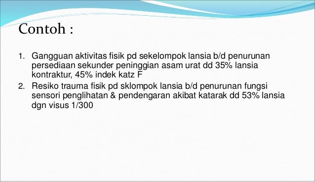 Askep lansia panti werdha