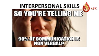 INTERPERSONAL SKILLS
 