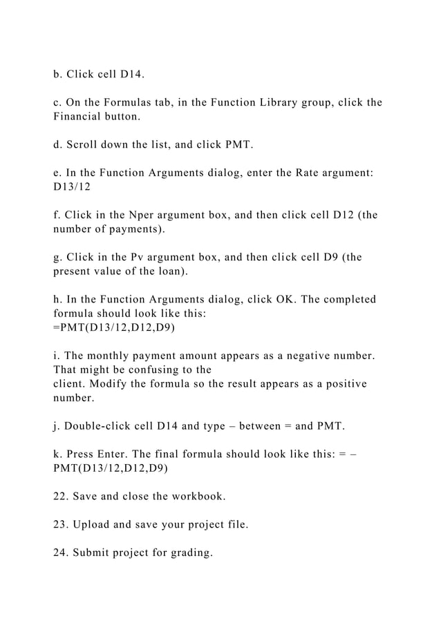 A Skills Approach Excel 2013 Chapter 3 Using Formulas and Fu.docx ...