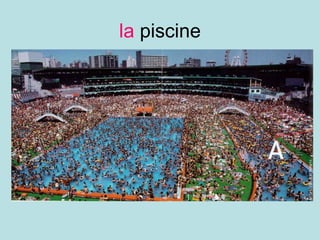 la  piscine 