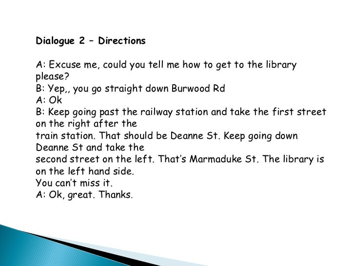 Asking for and giving directions Luis Pérez Asking for and giving directions Luis Pérez