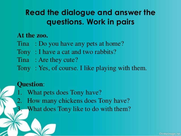 Asking for and giving information Asking for and giving information