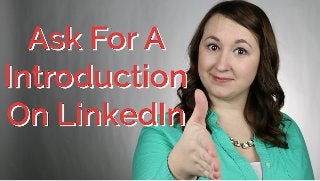 How To Ask For Introduction On LinkedIn | CareerHMO