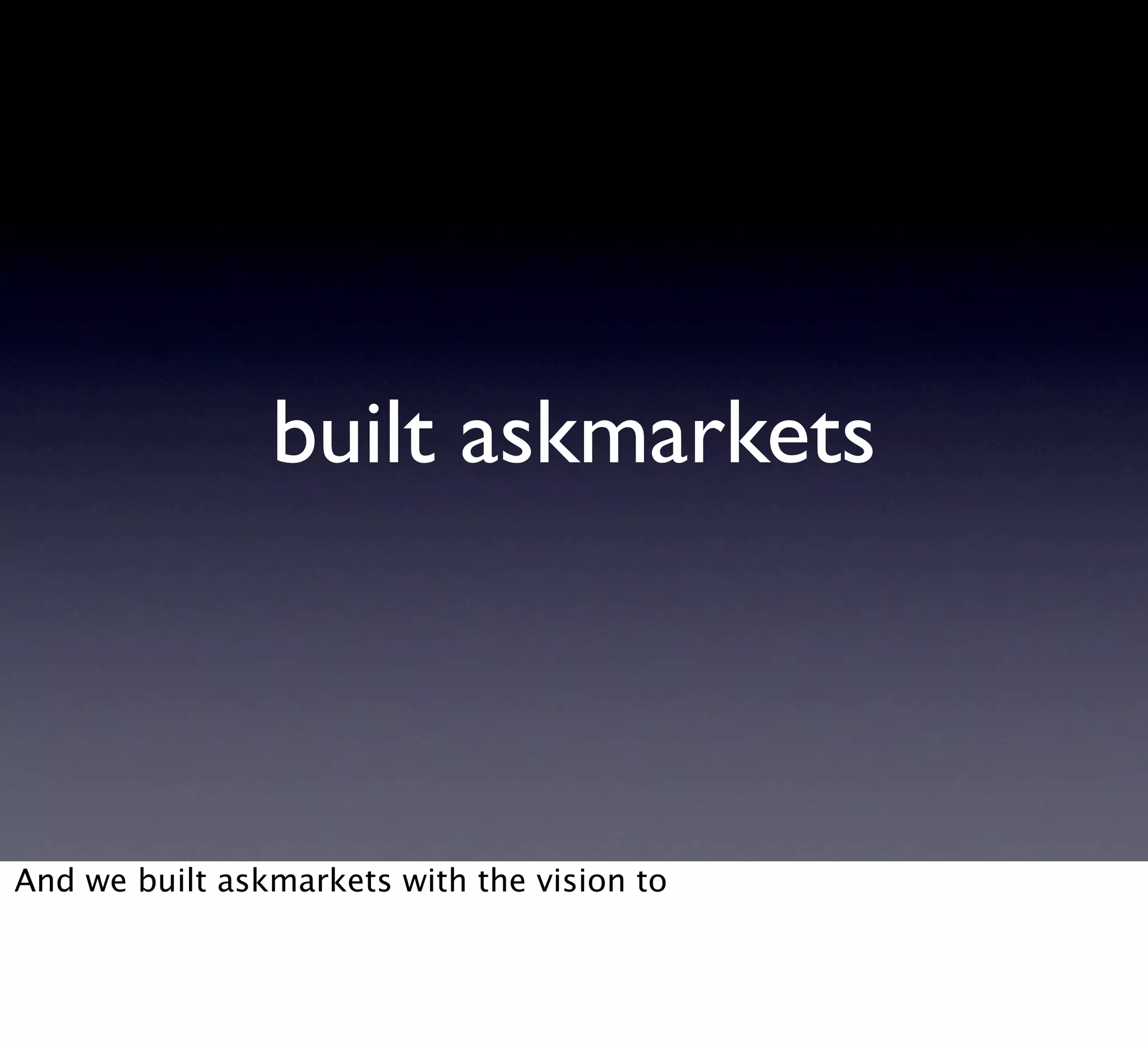 Presenting AskMarkets at the TechCrunch/OpenCoffee event in Athens