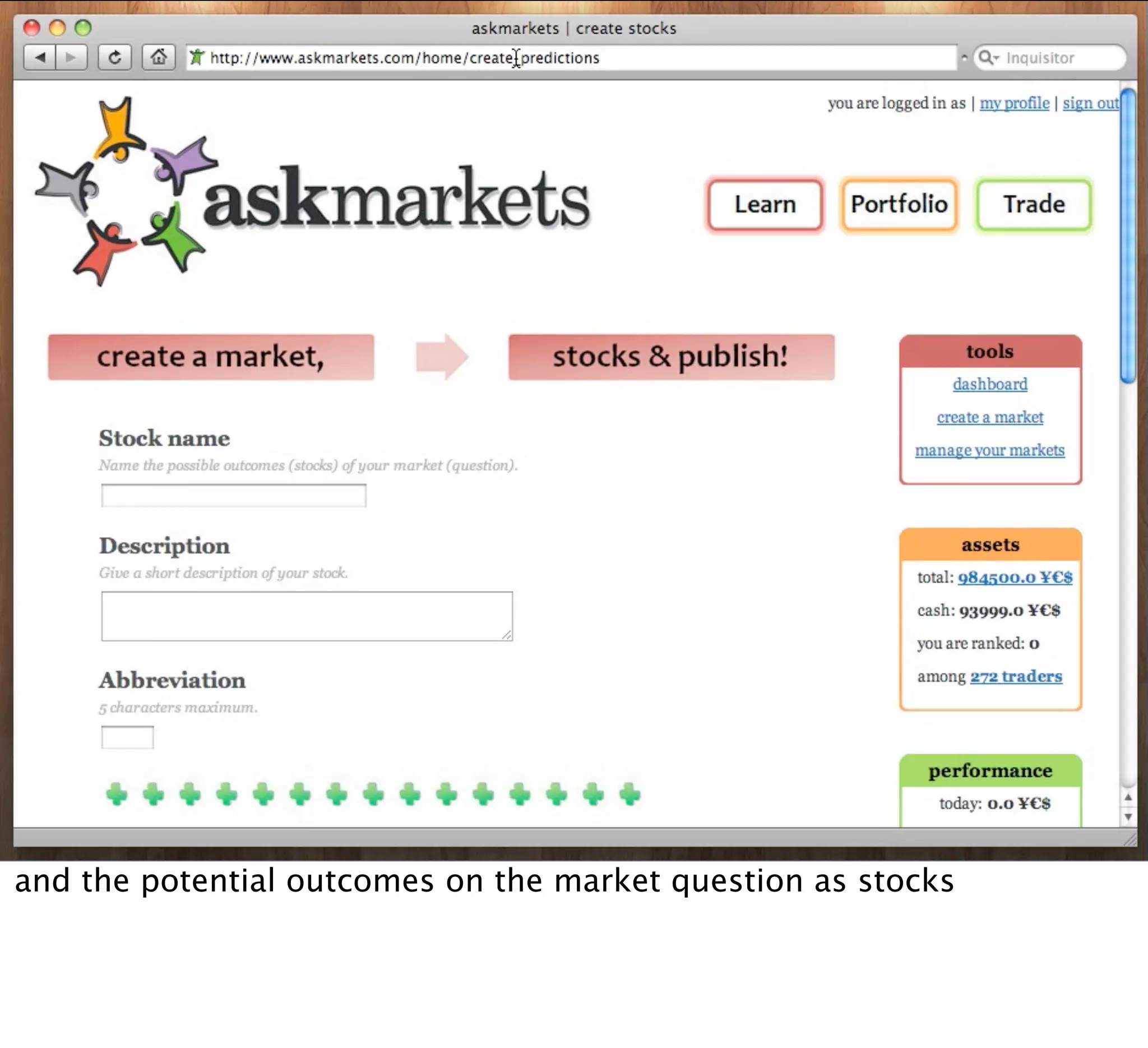 Presenting AskMarkets at the TechCrunch/OpenCoffee event in Athens