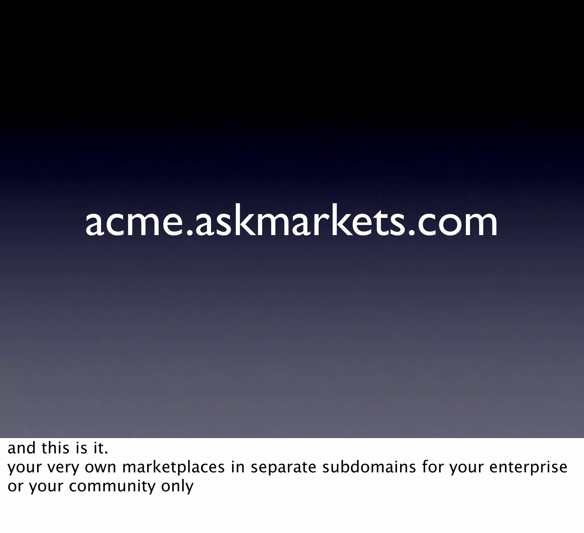 Presenting AskMarkets at the TechCrunch/OpenCoffee event in Athens