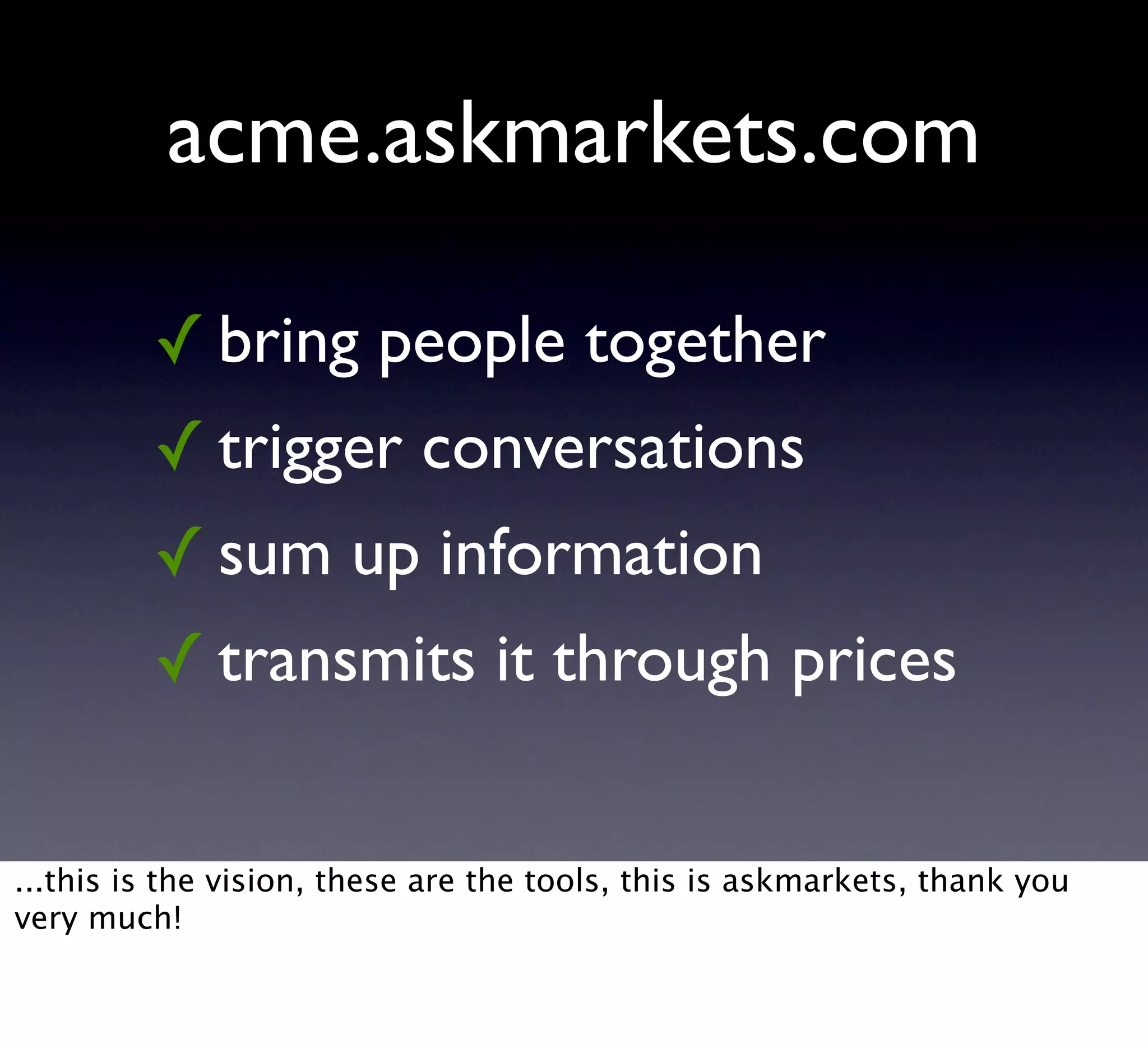 Presenting AskMarkets at the TechCrunch/OpenCoffee event in Athens