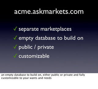 Presenting AskMarkets at the TechCrunch/OpenCoffee event in Athens