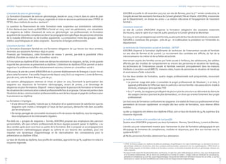 ASKORIA accueille le 28 novembre 2013 sur son site de Rennes, pour la 3ème
année consécutive, le
Congrès annuel des assistants familiaux duConseil général d’Ille-et-Vilaine.ASKORIA, missionnée
par le Département, en dresse les actes « La relation éducative et l’engagement de l’assistant
familial ».
L’assistant maternel
Le site de Lorient d’ASKORIA dispense la formation obligatoire des assistants maternels
(60 heures), dans le cadre d’un marché public passé par le Conseil général du Morbihan.
Sur2013,cesont470stagiairesquisontformés,auplusprèsdeleurlieudedomiciliation,conduisant
ASKORIA à constituer des groupes - près de 40 - et à délocaliser la prestation sur l’ensemble du
département.
Le technicien de l’intervention sociale et familiale - DETISF
ASKORIA dispense la formation diplômante de technicien de l’intervention sociale et familiale
sur ses sites de Rennes et de Lorient. Le recrutement des candidats est difficile, du fait de la
méconnaissance du métier et de sa faible attractivité.
Intervenant auprès des familles suivies par l’aide sociale à l’enfance, des adolescents, des adultes
affectés par des troubles du comportement ou encore des personnes en situation de handicap,
les techniciens de l’intervention sociale et familiale exercent principalement dans les maisons
d’enfants à caractère social (MECS), maisons relais, foyers de personnes en situation de handicap
et associations d’aide à domicile.
Sur les deux années de formation, quatre stages professionnels sont programmés, recouvrant
33 semaines :
• Le premier stage doit aider à consolider le projet professionnel de l’étudiant ; à ce titre, il
apparaît préférable de l’effectuer dans le cadre du « service famille » des associations d’aide à
domicile, employeur principal desTISF.
• En 2nde
année, les stagiaires privilégient de plus en plus les structure au détriment du domicile
des usagers (secteur pourtant le plus demandeur), un choix qui oriente fortement leur projet
professionnel.
Les huit mois de formation confrontent les stagiaires à la réalité de l’exercice professionnel et leur
permettent de trouver rapidement un emploi dès leur sortie de formation, sous réserve d’être
mobiles.
29 des 31 stagiaires ont obtenu leur diplôme d'État, soit un taux de réussite de 94 %, supérieur à la
moyenne régionale.
Le maître de maison et le surveillant de nuit qualifié
Quatre sites d’ASKORIA proposent ces deux formations : Rennes, Saint-Brieuc, Lorient et Morlaix.
L’année 2013 est notamment investie pour harmoniser le plan de formation pédagogique et son
découpage de domaines de compétences, modules et séquences, pour être aux normes avec le
système ECVET11
.
96 % des personnes formées obtiennent leur attestation.
41
ASKORIA - Rapport moral et rapport d'activité 2013
10
L’IFPEK de Rennes prépare aux diplômes de pédicurie-podologie, d’ergothérapie et de masso-kinésithérapie. Les assistants de soins en
gérontologie collaborent étroitement, dans leurs pratiques professionnelles, notamment avec les ergothérapeutes. L’IFSO forme au
métier d’aide-soignant, en formation initiale et en formation continue. La formation d’assistant de soins en gérontologie s’adresse aux
aides-soignants.
11
European Credit system for Vocational Education and Training. Il s’agit d’un cadre méthodologique commun, conçu pour l’enseignement
et la formation professionnels, afin de décrire les certifications en termes d’« unités ». Chaque unité est constituée de connaissances,
aptitudes et compétences qui sont des acquis d’apprentissages. Des points de crédits sont attribués à chacune de ces unités, ce qui leur
donne ainsi un « poids » et évite la redéfinition des unités au sein de chaque contexte d’apprentissage.40
L’assistant de soins en gérontologie
La formation d’assistant de soins en gérontologie, lancée en 2010, s’inscrit dans le cadre du plan
Alzheimer 2008-2012. Elle est conçue, organisée et mise en œuvre en partenariat avec l’IFPEK et
l’IFSO, deux instituts du secteur sanitaire10
.
La question du financement de cette formation reste suspendue aux orientations nationales.
Il n’en demeure pas moins qu’ASKORIA a formé en 2013, avec ses partenaires, une soixantaine
de stagiaires au métier d’assistant de soins en gérontologie. Les professionnels en formation
acquièrent de nouvelles compétences dans l’accompagnement spécifique des personnes atteintes
de la maladie d’Alzheimer ou de troubles apparentés. La composition mixte des groupes - aides
médico-psychologiques et aides-soignants - favorise les échanges professionnels.
L’assistant familial - DEAF
La formation d’assistant familial est une formation obligatoire de 240 heures (sur deux années),
destinées aux assistants familiaux déjà en poste.
Financée par l’employeur, cette formation de niveau V permet, par-delà la possibilité d’être
diplômé, d’accéder au statut de « travailleur social ».
Si l’inscription au diplôme d’état reste une démarche volontaire du stagiaire, de fait, la très grande
majorité des personnes se présentent au diplôme. L’obtention du diplôme d’état permet un autre
regard sur la profession et d’être statutairement reconnu comme un « travailleur social ».
Précurseur, le site de Lorient d’ASKORIA est le premier établissement de Bretagne à avoir mis en
place cette formation. Il accueille chaque année depuis 2007, 60 à 120 stagiaires. Le site de Rennes,
plus de cent, celui de Saint-Brieuc, près de 40.
Les options pédagogiques retenues et mises en place en 2013 favorisent la participation des
stagiaires aux séquences de formation (témoignages, revues de presse…) et davantage de
séquences en pluri-formations. Objectif : mieux s’approprier le parcours de formation et favoriser
les situations de communication orale et professionnelle face à un groupe.Cet axe est porteur dans
l’évolution de leur communication professionnelle au sein de leur équipe et gage de confiance pour
la soutenance au diplôme.
La formation s’imprègne :
• d’une démarche qualité, traduite par la réalisation d’un questionnaire de satisfaction que les
stagiaires sont invités à renseigner à l’issue de leur parcours, démarche très bien accueillie
par les employeurs.
• De temps partagés de convivialité réunissant en fin de session de diplôme, tous les stagiaires,
leurs employeurs et les intervenants réguliers.
Par-delà ces « groupes de stagiaires » formés, ASKORIA propose aux employeurs des parcours
personnalisés, afin que certains professionnels de leurs équipes puissent passer le diplôme, 1 ou
deux années après avoir suivi tout ou partie de la formation. Est ici proposé un accompagnement
(essentiellement méthodologique) adapté au rythme et aux besoins des candidats, pour (ré)
impulser une dynamique d’apprentissage et de réactualisation des connaissances pour la
présentation au diplôme d’état.
Le taux de réussite au diplôme, tous profils de candidats, approche les 90 %, supérieur en cela à la
moyenne régionale.
ASKORIA - Rapport moral et rapport d'activité 2013
 