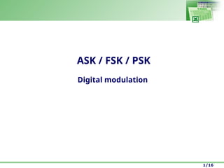 figure 1 from psk digital modulation dsp... Digital Modulation techniques ASK, PSK, FSK.pptx