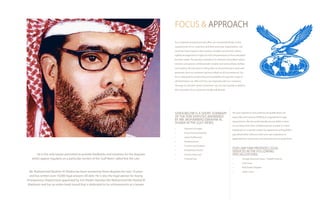 He is the only lawyer permitted to provide feedbacks and solutions for the disputes
which appear regularly on a particular section of the‘Gulf News’called‘Ask the Law’.
Mr. Mohammad Ebrahim Al Shaiba has been answering these disputes for over 10 years
and has written over 10,000 legal answers till date. He is also the legal adviser for Young
Entrepreneur Department appointed by H.H Sheikh Hamdan Bin Mohammed Bin Rashid Al
Maktoum and has an entire book issued that is dedicated to his achievements as a lawyer.
As a corporate and business law office, we concentrate firmly on the
requirements of our customers and their particular organizations. Our
customer base requires a fast reaction, suitable counsel and creative
rightful arrangements in light of a full comprehension of their individual
business needs. The practice is based on its dishonor of excellent admin-
istration conveyance combined with suitable and extraordinary abilities
and mastery. We put stock in taking after an all around way to deal with
guarantee that our customers get best refrain at all circumstances. Our
firm is designed for productivity and availability through the scope of
administrations we offer and how we cooperate with our customers.
Through our forceful system of partners, we can react quickly to address
the necessities of our customers locally and abroad.
FOCUS & APPROACH
Our past experience and professional qualifications are
especially well-suited to fulfilling an organization’s legal
requirements. We also professionally pursue debts in favor
of our clients from their indebted parties whether it is from
individuals or corporate entities by appointing well qualified
specialized debt collectors who have vast experience in
applicable laws and possess the best practices to equip them
GIVEN BELOW IS A SHORT SUMMARY
OF THE FEW DISPUTES ANSWERED
BY MR. MOHAMMAD EBRAHIM AL
SHAIBA IN THE GULF NEWS:
•	 Payment of wages
•	 End of Service Gratuity
•	 Leave Entitlement
•	 Working hours
•	 Contract termination
•	 Disciplinary Action
•	 Construction Law
•	 Criminal Law
OUR LAW FIRM PROVIDES LEGAL
SERVICES IN THE FOLLOWING
SPECIALIZATIONS:
•	 Cheque Bounced cases / Unpaid Invoices
•	 Civil Cases
•	 Real Estate Disputes
•	 Labor Cases
 