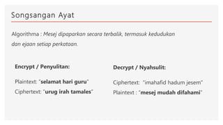 Ask tingkatan3 kriptografi-sifer | PPT