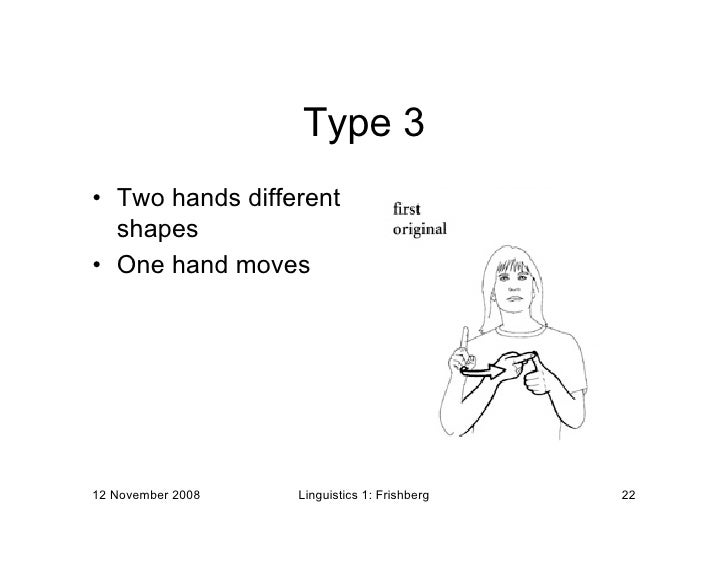 Sign Languages for Linguistics 1 (Stanford)