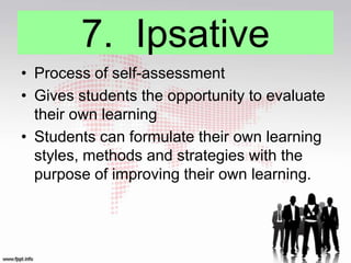 Ipsative Example Asl 2 lecture 3 | PPTX