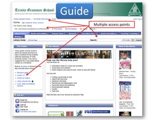 Guide
        Multiple access points
 