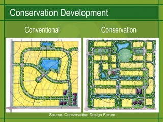Serenbe…A Prototype community for sustainabilityDevelopment DesignBuilding projects are designed to flow with the terrain, to avoid disturbing natural landscapeEarthCraft Houses All homes are built to the standards	of the EarthCraft House ProgramWastewater TreatmentReused for irrigation and future toilet water supply