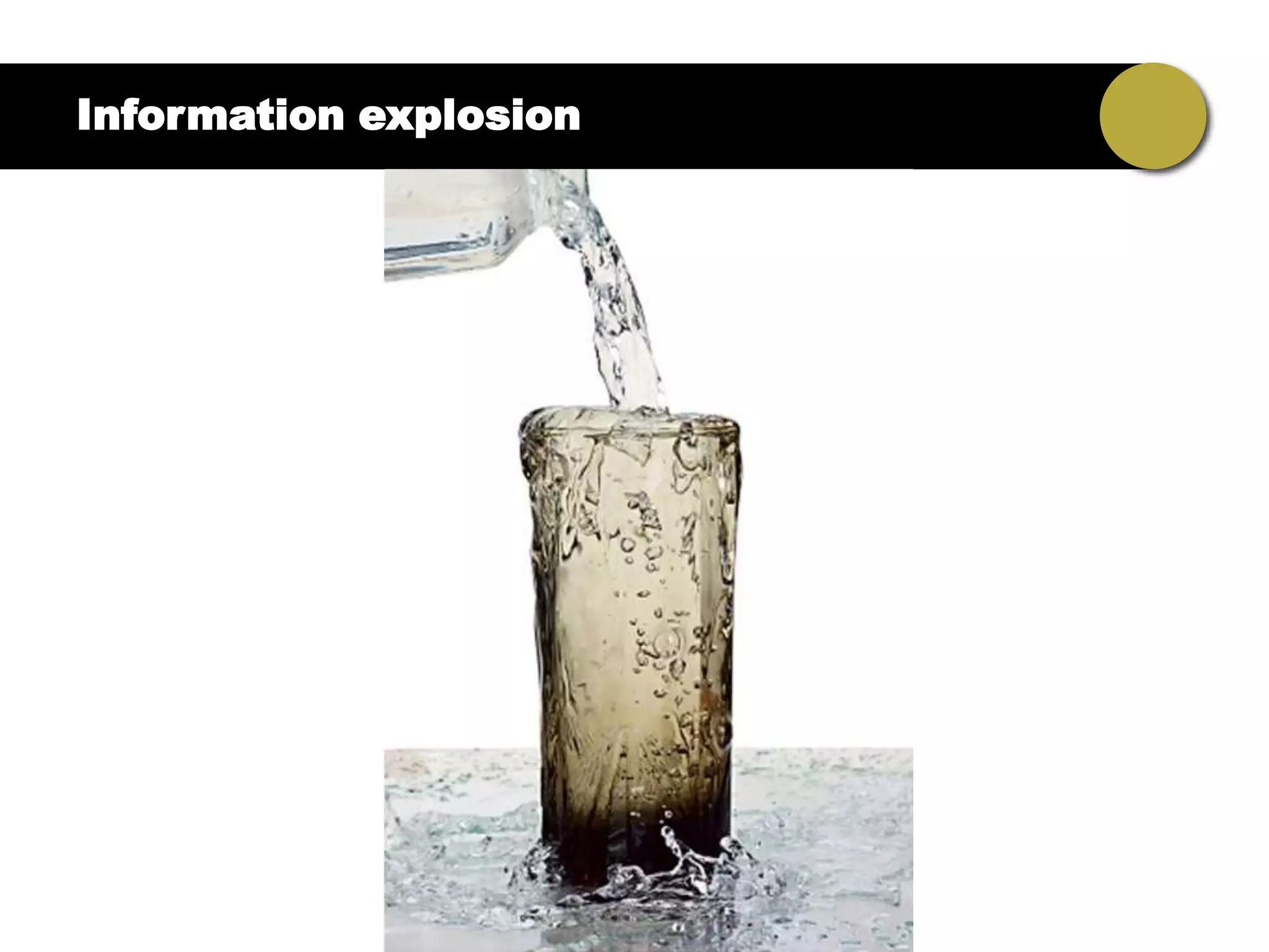 Information explosion
 