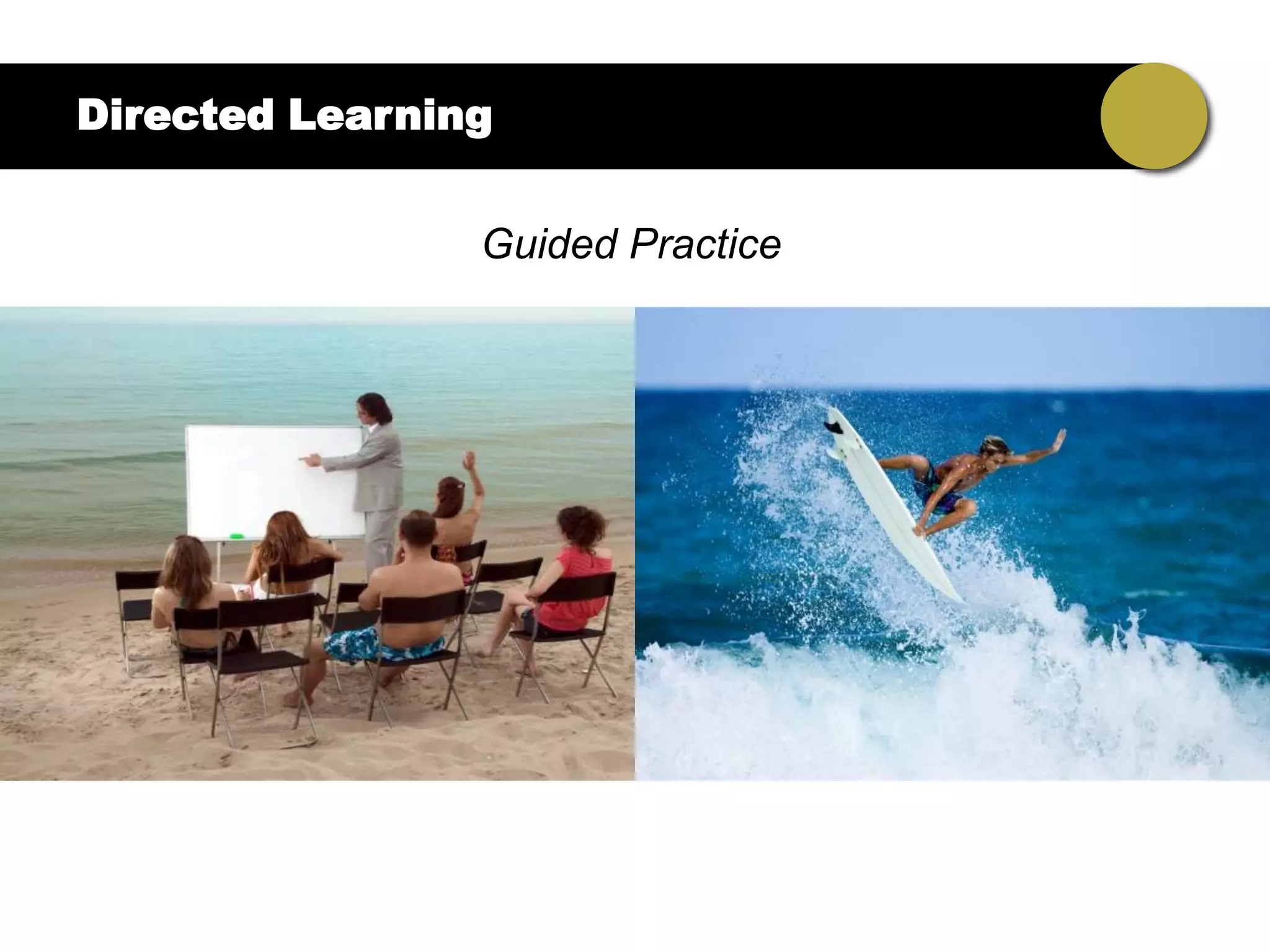 Directed Learning


                Guided Practice
 