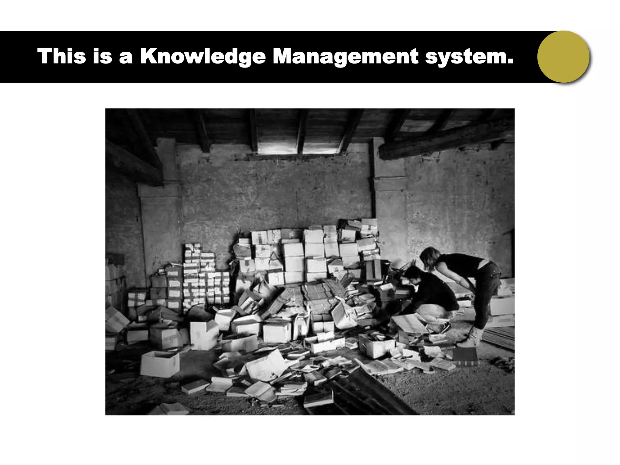 This is a Knowledge Management system.
 