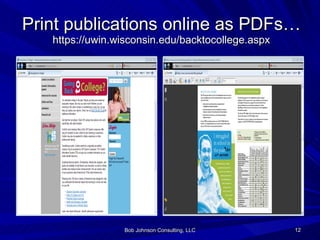 Creating (or Re-creating) an Adult-Friendly Website | PPT