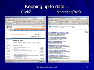 Keeping up to date…   ClickZ  MarketingProfs 
