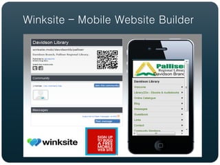 Winksite – Mobile Website Builder




                http://winksite.com
 