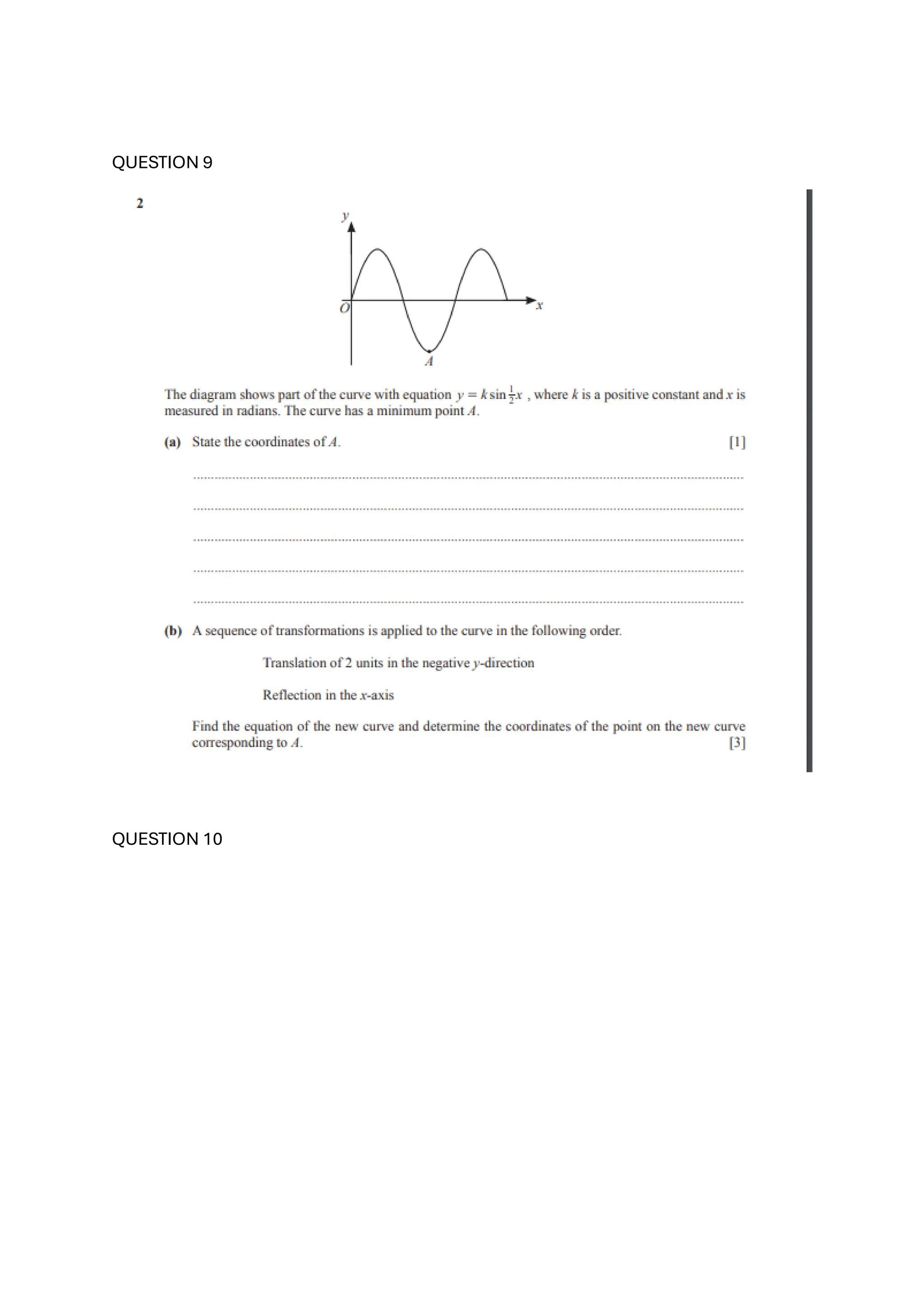 QUESTION 9
QUESTION 10