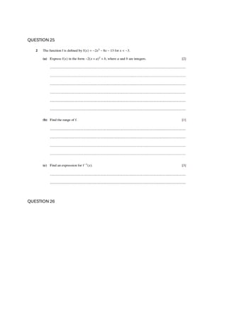 QUESTION 25
QUESTION 26
 