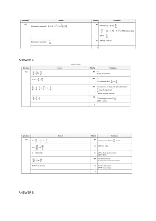 AS LEVEL MATHS PAPER 1 DIFFERENTIATION ANSWERS.pdf