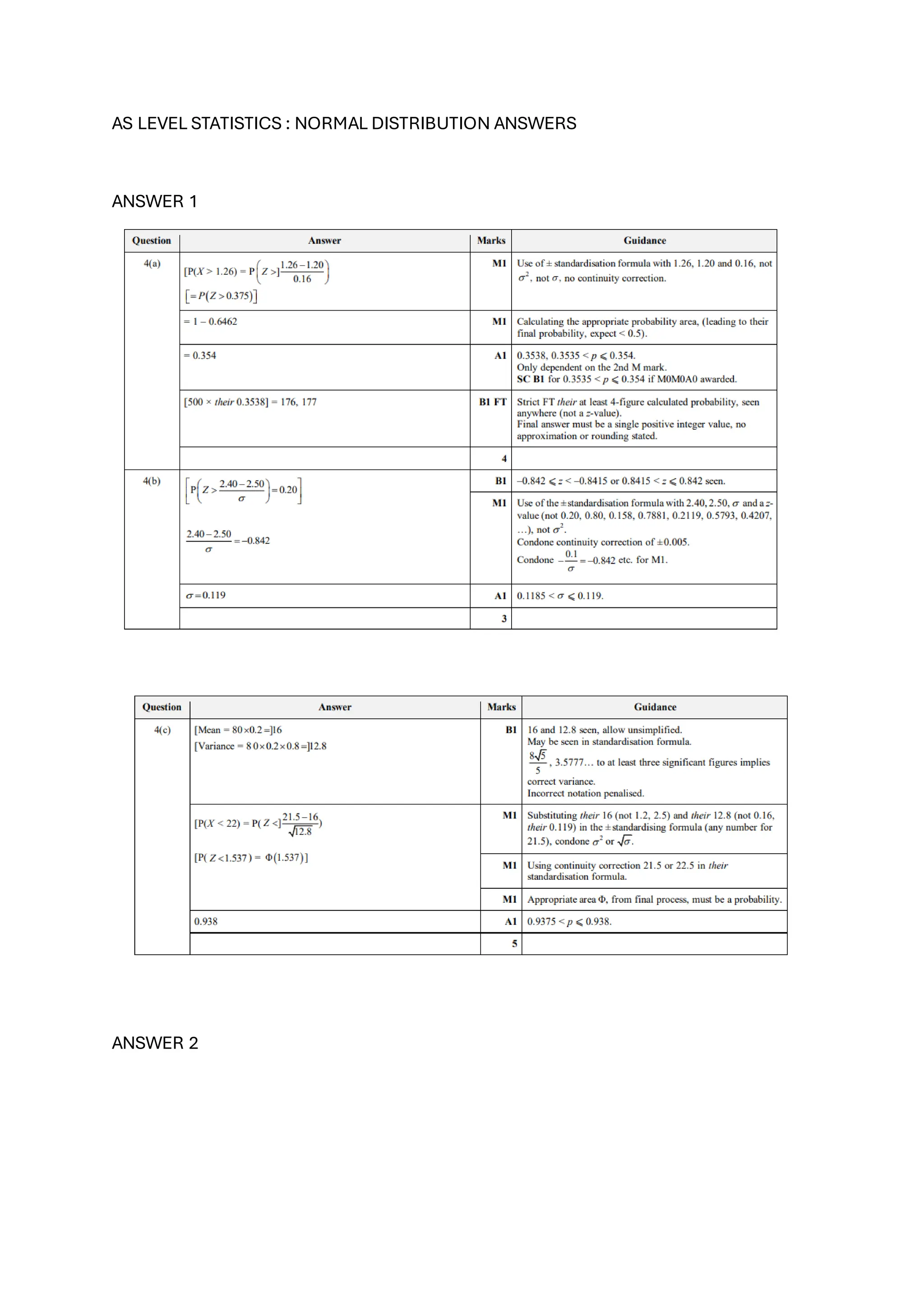 AS LEVEL STATISTICS NORMAL DISTRIBUTION ANSWERS .pdf
