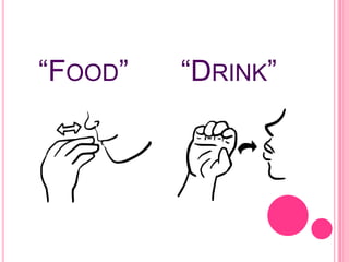 “FOOD”   “DRINK”
 