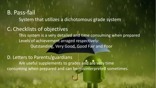 Assessment of learning 2 grading system powerpoint presentation | PPTX
