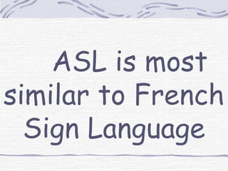 sign language | PPT