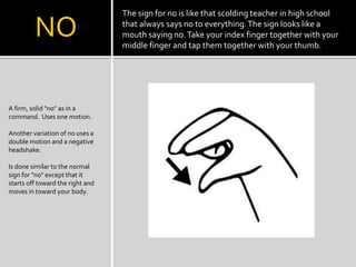 ASL lesson 1 | PPTX
