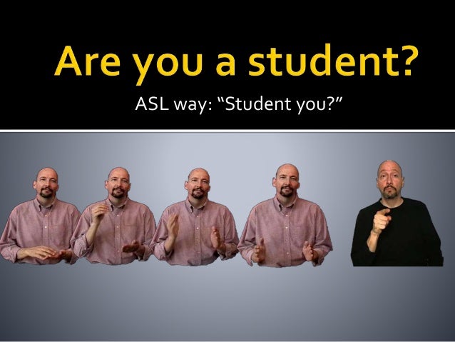 Asl Lesson 1 Asl Lesson 1