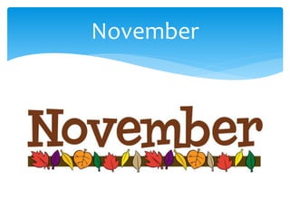 November
 
