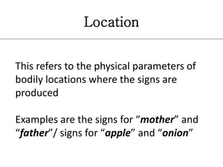 Asl phonology, classes of speech sounds, and feature specifications ...