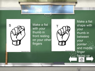 Fight In Sign Language Asl powerpoint | PPT