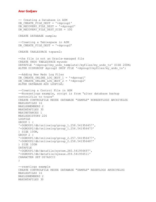oracle logfile in standby to drop how ASM oracle logfile in standby to drop how ASM