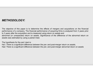 Mergers and Acquisitions - Advanced Business | PDF