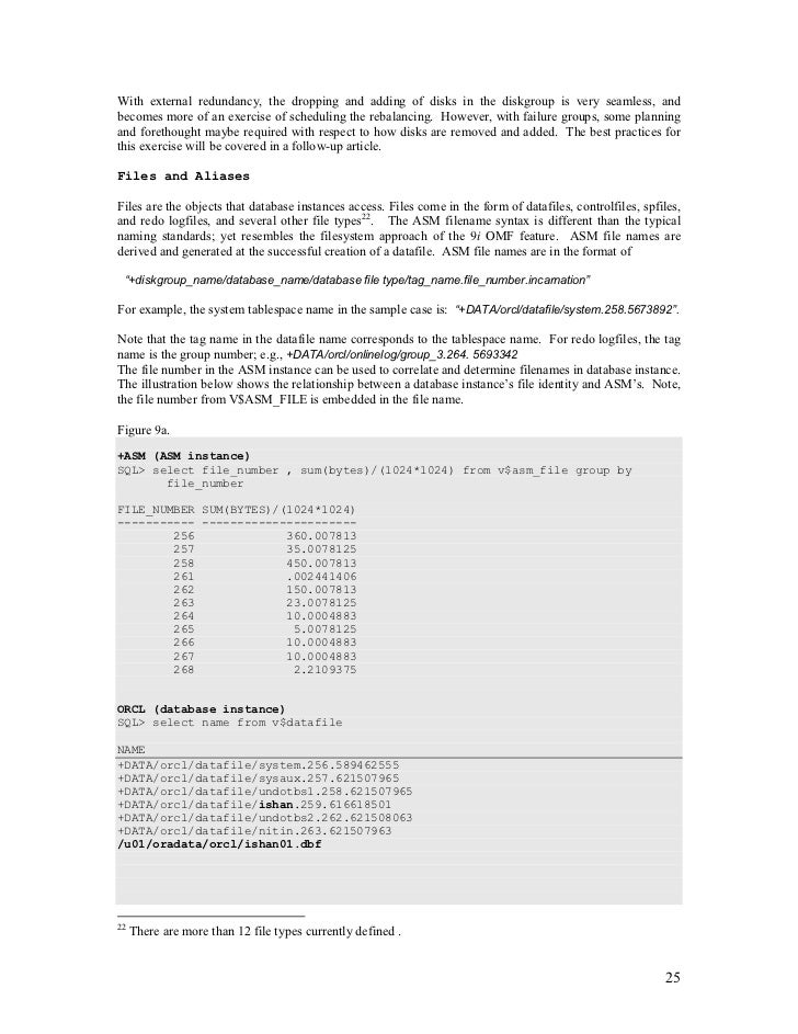 asm 11g r1 bestpractices 7 301 asm paper format