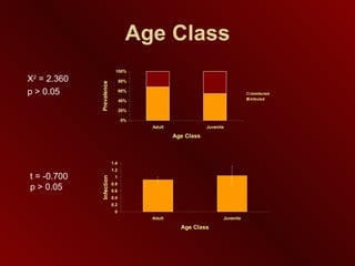 Age Class X 2  = 2.360 p > 0.05 t = -0.700 p > 0.05 