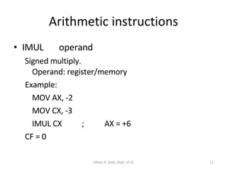 Assembly Language Lecture 4 | PPT