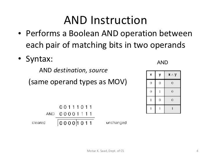 assembly language lecture 5