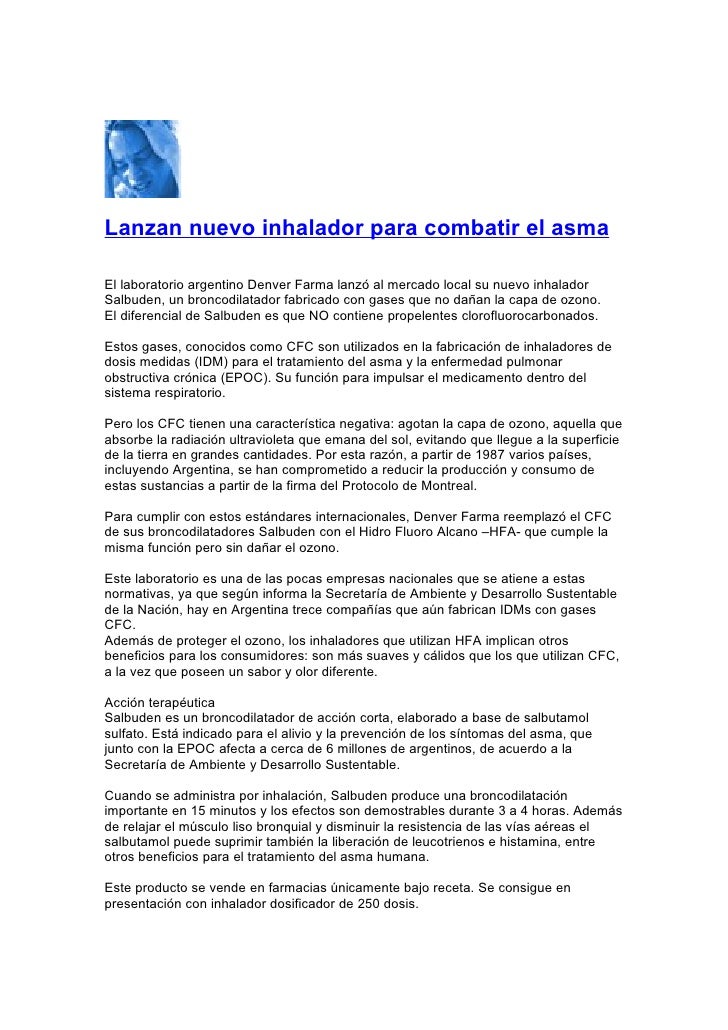 Salbutamol donde lo venden