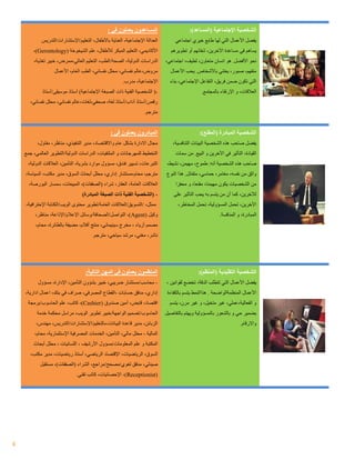 ‫انًساػذوٌ يؼًهىٌ في :‬                    ‫انشخصيت اإلجتًاػيت (انًساػذ):‬
            ‫اٌؼذاٌخ ا٦عزّبػ١خ، اٌؼٕب٠خ ثب٤ؽفبي، اٌزؼٍ١ُ/ا٦عزشبساد/اٌزذس٠ظ‬        ‫٠فؼً ا٤ػّبي اٌزٟ ٌٙب ؽبثغ خ١شٞ اعزّبػٟ‬
        ‫ا٤وبد٠ّٟ، اٌزؼٍ١ُ اٌّجىش ٌ٥ؽفبي، ػٍُ اٌش١خٛخخ (‪،)Gerontology‬‬          ‫٠غبُ٘ فٟ ِغبػذح ا٢خش٠ٓ، شفبئُٙ أٚ رطٛ٠شُ٘‬
        ‫اٌذساعبد اٌذٌٚ١خ، اٌظؾخ/اٌطت، اٌزؼٍ١ُ اٌؼبٌٟ،ِّشع، خج١ش رغز٠خ،‬      ‫ٔؾٛ ا٤فؼً. ٘ٛ أغبْ ِزؼبْٚ، ٌط١ف، اعزّبػٟ،‬
                   ‫ِشٚع،ػبٌُ ٔفغبٟٔ، ِؾًٍ ٔفغبٟٔ، اٌطت اٌؼبَ، ا٤ػّبي‬          ‫ِزفُٙ، طجٛس، ٠ؼزٕٟ ثب٤شخبص. ٠ؾت ا٤ػّبي‬
                                                      ‫ا٦عزّبػ١خ، ِذسة.‬        ‫اٌزٟ رىْٛ ػّٓ فش٠ك، اٌزفبػً ا٦عزّبػٟ، ثٕبء‬
             ‫-( اٌشخظ١خ اٌفٕ١خ راد اٌظجغخ ا٦عزّبػ١خ) أعزبر ِٛع١مٝ/أعزبر‬                       ‫اٌؼاللبد، ٚ ا٦سرمبء ثبٌّغزّغ.‬
       ‫سلض/أعزبر آداة/أعزبر ٌغخ، طؾفٟ،ٌغبد،ػبٌُ ٔفغبٟٔ، ِؾًٍ ٔفغبٟٔ،‬
                                                                  ‫ِزشعُ.‬


                                                ‫انًبادسوٌ يؼًهىٌ في :‬                        ‫انشخصيت انًبادسة (انًقُغ):‬
          ‫ِغبي االداسح ثشىً ػبَ ٚااللززظبد، ِذ٠ش اٌزٕف١زٞ، ِٕبظش، ِمبٚي،‬       ‫٠فؼً طبؽت ٘زٖ اٌشخظ١خ اٌج١ئبد اٌزٕبفغ١خ،‬
    ‫اٌزخط١ؾ ٌٍّٙشعبٔبد ٚ اٌٍّزم١بد، اٌذساعبد اٌذٌٚ١خ/اٌزطٛ٠ش اٌؼبٌّٟ، عّغ‬        ‫اٌم١بدح، اٌزأص١ش فٟ ا٢خش٠ٓ ٚ اٌج١غ. ِٓ عّبد‬
     ‫اٌزجشػبد، رغ١١ش فٕذق، ِغؤٚي ِٛاسد ثشش٠خ، اٌزأِ١ٓ، اٌؼاللبد اٌذٌٚ١خ،‬    ‫طبؽت ٘زٖ اٌشخظ١خ أٔٗ: ؽّٛػ، ِٙ١ّٓ، ٔش١ؾ،‬
    ‫ِزشعُ، ِؾبَ،ِغزشبس إداسٞ، ِؾًٍ أثؾبس اٌغٛق، ِذ٠ش ِىزت، اٌغ١بعخ،‬         ‫ٚاصك ِٓ ٔفغٗ، ِغبِش، ؽّبعٟ، ِزفبئً. ٘زا إٌٛع‬
      ‫اٌؼاللبد اٌؼبِخ، اٌؼمبس، ششاء (اٌظفمبد)، اٌّج١ؼبد، عّغبس اٌجٛسطخ،‬          ‫ِٓ اٌشخظ١بد ٠ىْٛ ِٙ١ّٕب، ِمٕؼب، ٚ ِؾفضا‬
                                  ‫- (انشخصيت انفُيت راث انصبغت انًبادسة)‬        ‫ٌ٣خش٠ٓ، وّب أْ ِٓ ٠زغُ ثٗ ٠ؾت اٌزأص١ش ػٍٝ‬
    ‫ِّضً، /اٌزغٛ٠ك/اٌؼاللبد اٌؼبِخ/رطٛ٠ش ِؾزٜٛ اٌٛ٠ت/اٌىزبثخ ا٦ؽزشاف١خ،‬           ‫ا٢خش٠ٓ، رؾًّ اٌّغؤٌٚ١خ، رؾًّ اٌّخبؽش،‬
         ‫ٚو١ً (‪ ،)Agent‬اٌزٛاطً/اٌظؾبفخ/ٚعبئً ا٦ػالَ/ا٦راػخ، ِٕبظش،‬                                      ‫اٌّجبدسح، ٚ إٌّبفغخ.‬
         ‫ِظُّ أص٠بء ، ِخشط ع١ٕ١ّبئٟ، ِٕزظ أفالَ، ِؼ١فخ ثبٌطبئشح، ِؾبَ،‬
                                       ‫ٔبشش، ِغٕٟ، ِششذ ع١بؽٟ، ِزشعُ.‬




                                   ‫انًُظًىٌ يؼًهىٌ في انًهٍ انتانيت:‬                        ‫انشخصيت انتقهيذيت (انًُظى):‬
           ‫- ِؾبعت/ِغزشبس ػش٠جٟ، خج١ش ثشؤْٚ اٌزأِ١ٓ، ا٦داسح، ِغؤٚي‬          ‫٠فؼً ا٤ػّبي اٌزٟ رزطٍت اٌذلخ، رخؼغ ٌمٛأ١ٓ ،‬
    ‫إداسٞ، ِذلك ؽغبثبد ،اٌمطبع اٌّظشفٟ، طشاف فٟ ثٕه، اػّبي اداس٠خ،‬           ‫ا٤ػّبي إٌّظّخاٌٛاػؾخ . ٘زاإٌّؾ ٠زغُ ثبٌىفبءح‬
     ‫الزظبد، لبثغ، أِ١ٓ طٕذٚق (‪ ،)Cashier‬وبرت، ػٍُ اٌؾبعٛة/ثشِغخ‬              ‫ٚ اٌفؼبٌ١خ،ػٍّٟ، غ١ش ِزخ١ً، ٚ غ١ش ِشْ، ٠زغُ‬
          ‫اٌؾبعٛة/رظّ١ُ اٌٛاعٙخ/خج١ش رطٛ٠ش اٌٛ٠ت، ِشاعً ِؾىّخ خذِخ‬          ‫ثؼّ١ش ؽٟ ٚ ثبٌشؼٛس ثبٌّغؤٌٚ١خ ٚ٠ٙزُ ثبٌزفبط١ً‬
          ‫اٌضثبئٓ، ِذ٠ش لبػذح اٌج١بٔبد،ىبٌزؼٍ١ُ/ا٦عزشبساد/اٌزذس٠ظ، ِٕٙذط،‬                                          ‫ٚاالسلبَ.‬
         ‫اٌّبٌ١خ ، ِؾًٍ ِبٌٟ، اٌزأِ١ٓ، اٌخذِبد اٌّظشف١خ ا٦عزضّبس٠خ، ِؾبَ،‬
        ‫اٌّىزجخ ٚ ػٍُ اٌّؼٍِٛبد/ِغؤٚي ا٤سش١ف ، اٌٍغبٔ١بد ، ِؾًٍ أثؾبس‬
       ‫اٌغٛق، اٌش٠بػ١بد، ا٦لزظبد اٌش٠بػٟ، أعزبر س٠بػ١بد، ِذ٠ش ِىزت،‬
            ‫ط١ذٌٟ، ِذلك ٌغٛٞ/ِظؾؼ/ِشاعغ، اٌششاء (اٌظفمبد)، ِغزمجً‬
                              ‫(‪ ،)Receptionist‬ا٦ؽظبئ١بد، وبرت رمٕٟ.‬




‫4‬
 