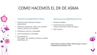 COMO HACEMOS EL DX DE ASMA