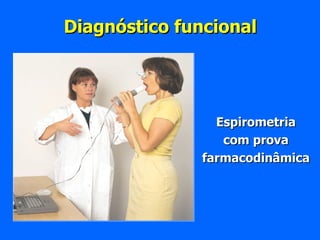 Diagnóstico funcional Espirometria com prova farmacodinâmica 